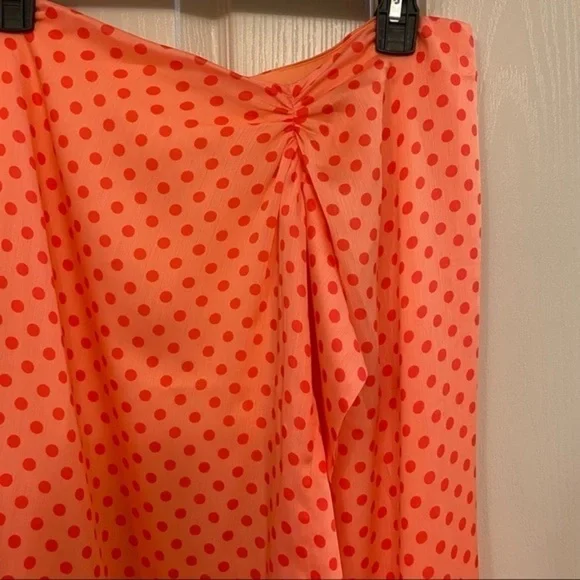 TED BAKER LONDON Tiara Dot Ruched Ruffle Skirt - Picture 5 of 8